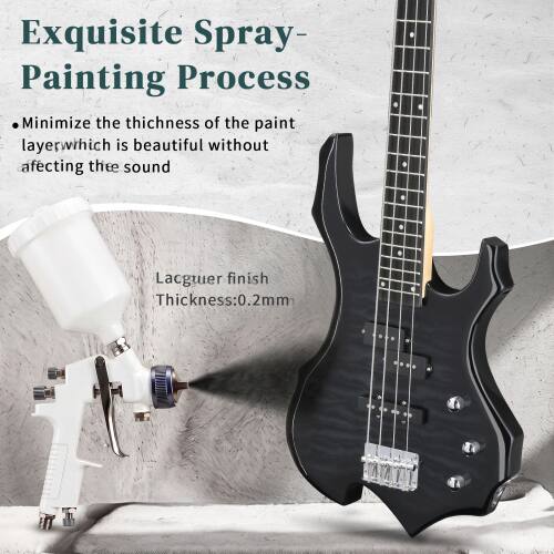 Exquisite Spray-Painting Process  
Minimize the thickness of the paint layer which is beautiful without affecting the sound  

Lacquer finish  
Thickness: 0.2mm