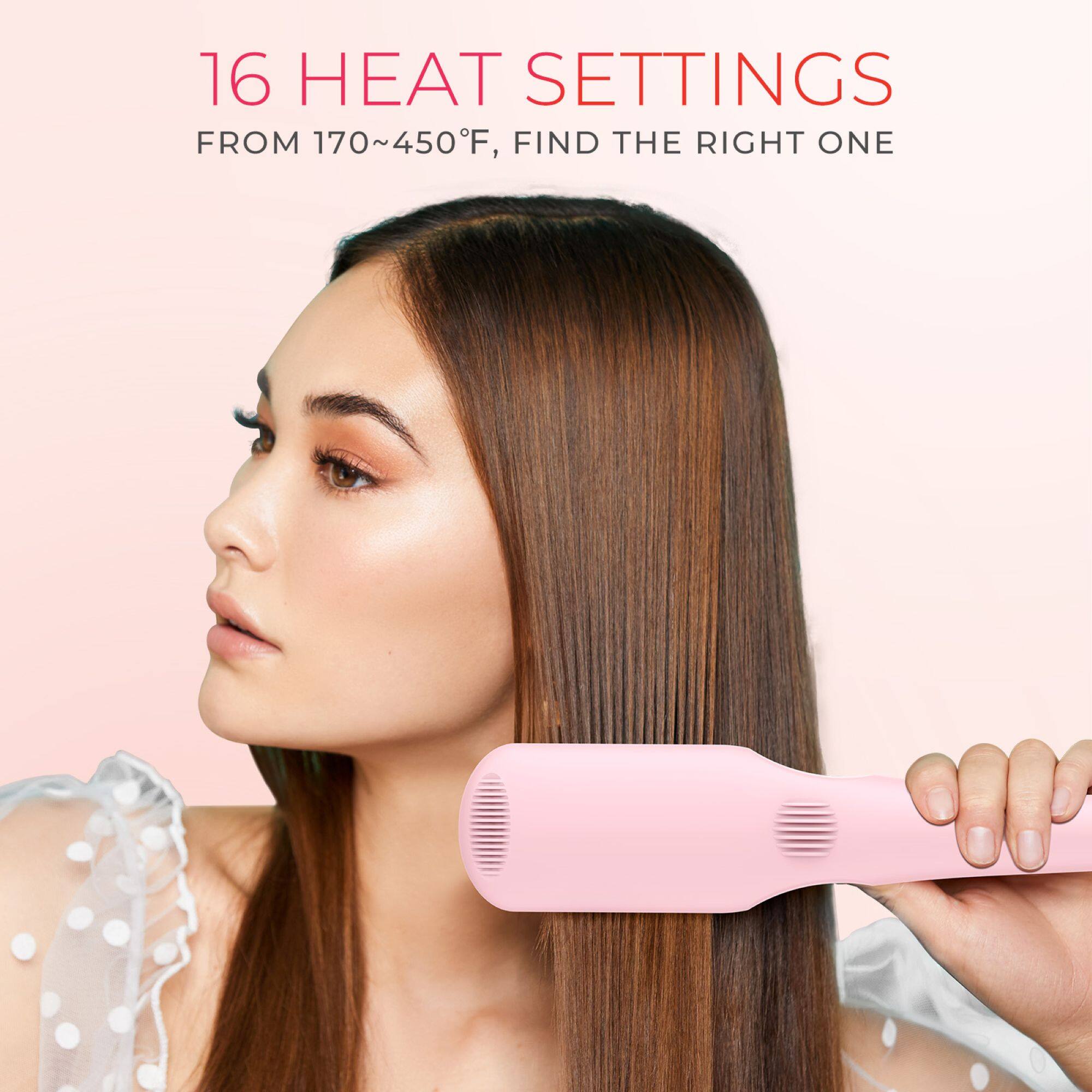 16 HEAT SETTINGS  
FROM 170~450°F, FIND THE RIGHT ONE