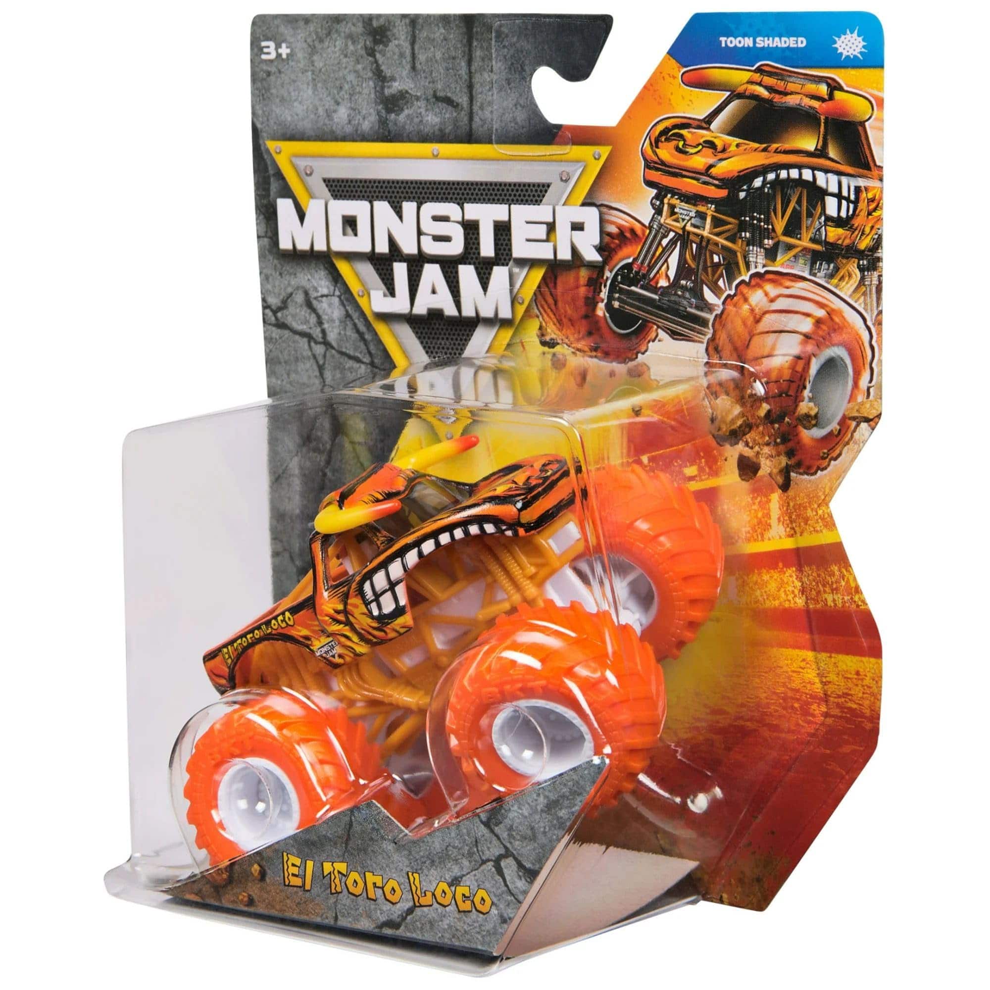 Monster Jam 2026 Toon Shaded El Toro Loco 1:64 Diecast Truck