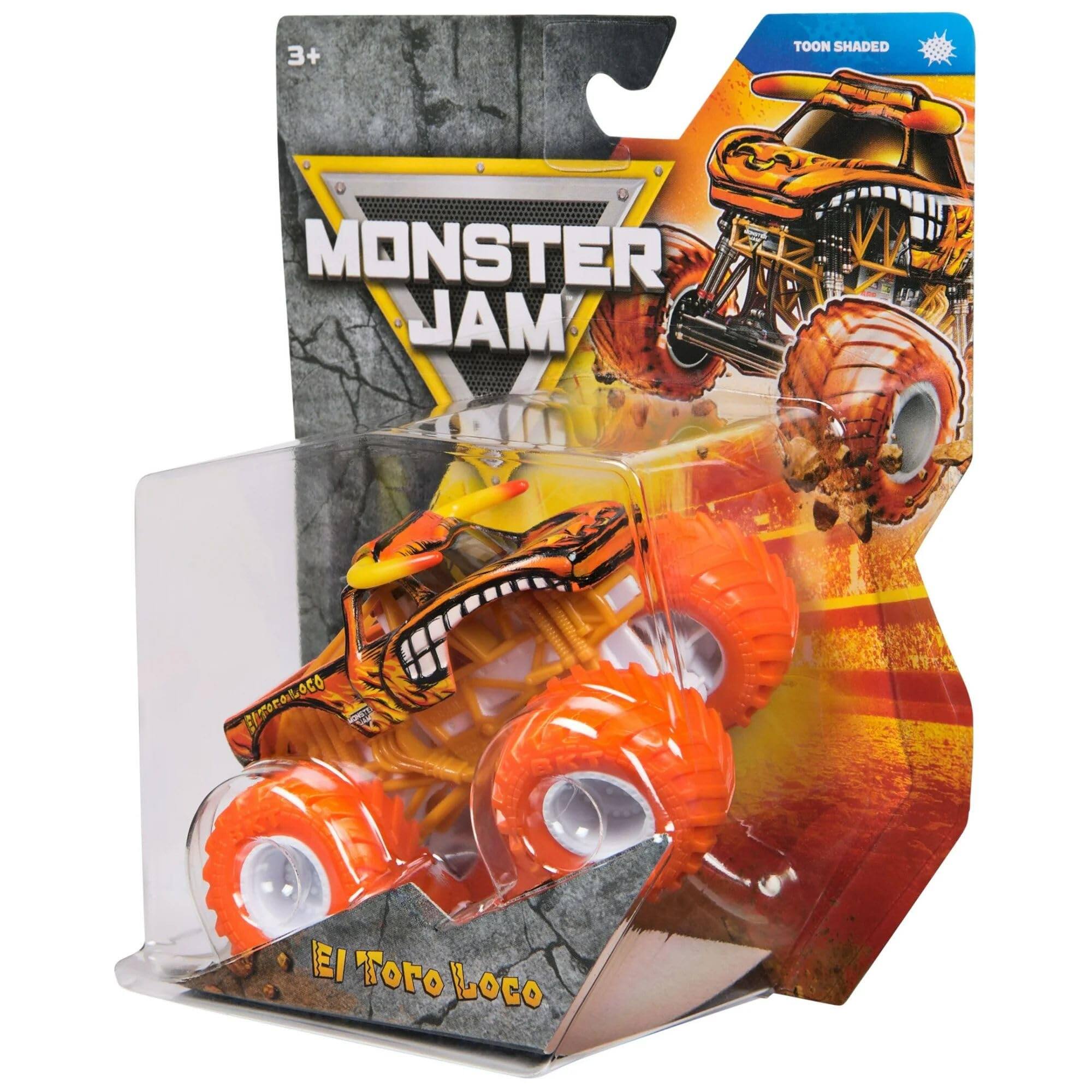 3+ TOON SHADED MONSTER JAM EL TORO LOCO