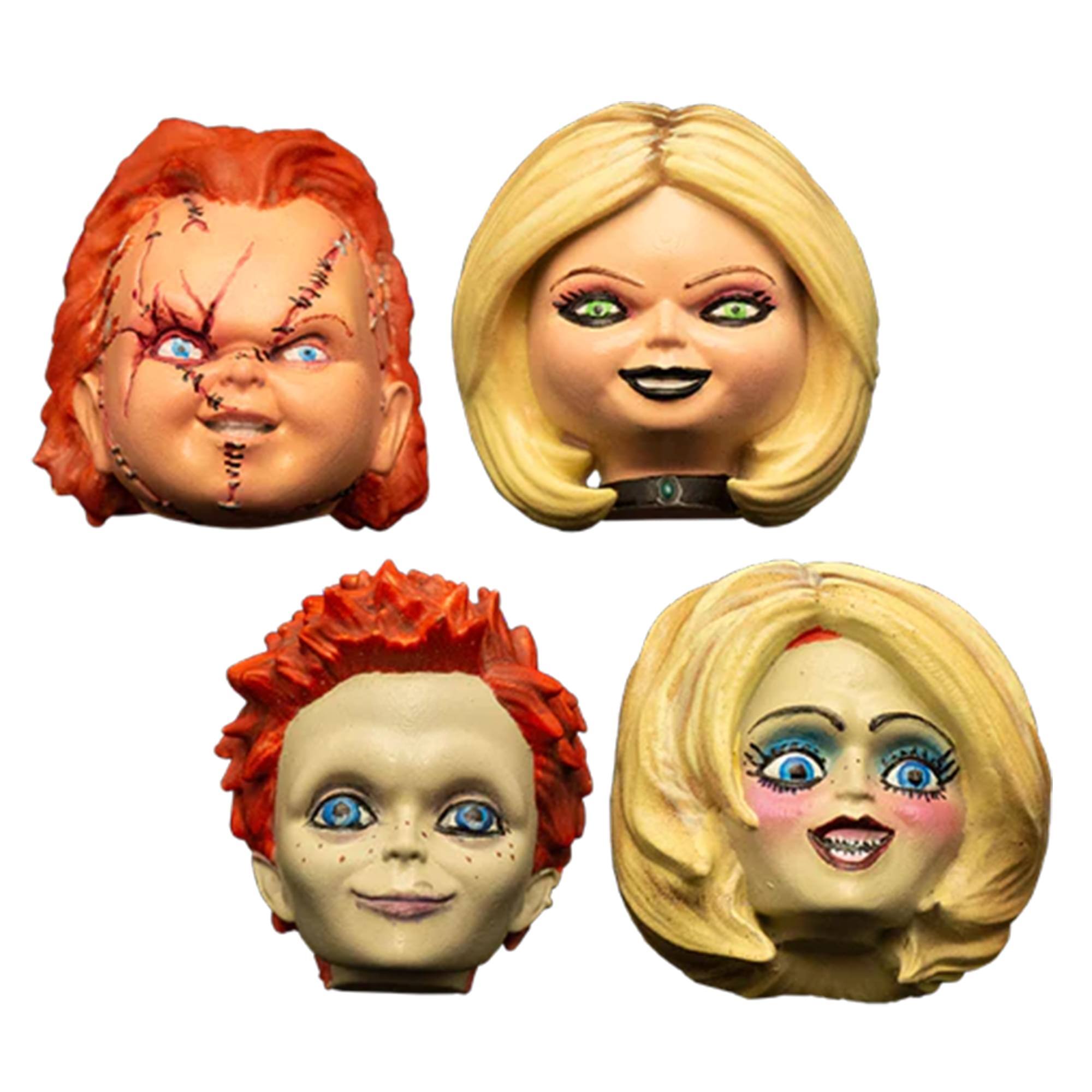 Front. Trick or Treat Studios - Child's Play Seed of Chucky Magnet 4 Pack - Red.