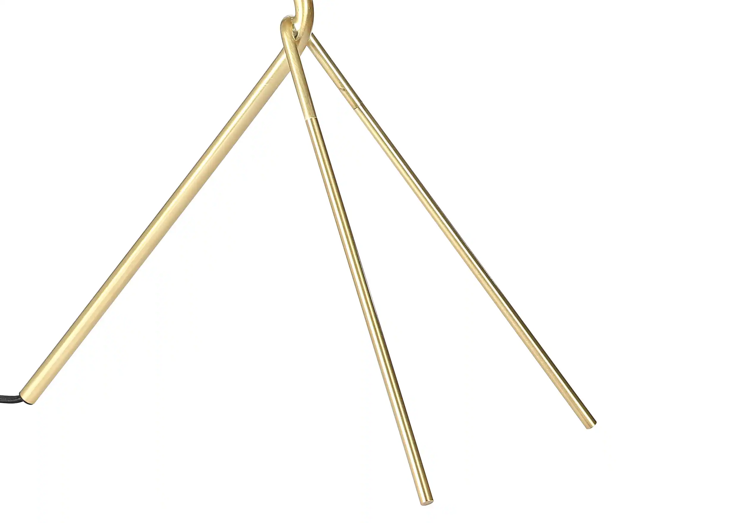 Alt View 7. Jonathan Y - Mae 20.25" Brass LED Task Lamp, Brass Gold/Black - Brass Gold.