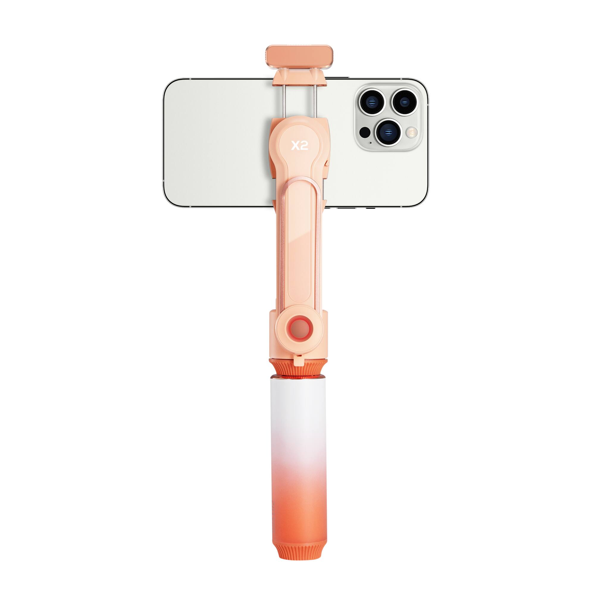 Alt View 12. Zhiyun - Smooth-X2 Combo Kit - with tripod, fill light, storage pouch and protective bag - Orange.