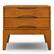 Alt View 12. Simpli Home - Harper End Table - Teak Brown.