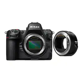 Nikon - Z8 Mirrorless Camera with FTZ II Adapter Kit - Black
