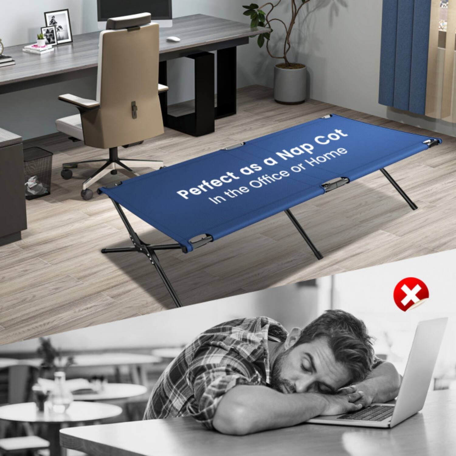 Perfect as a Nap Cot in the Office or Home