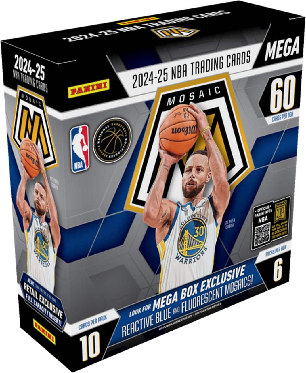 2025 Panini Mosaic Basketball Mega Box - Front_Zoom