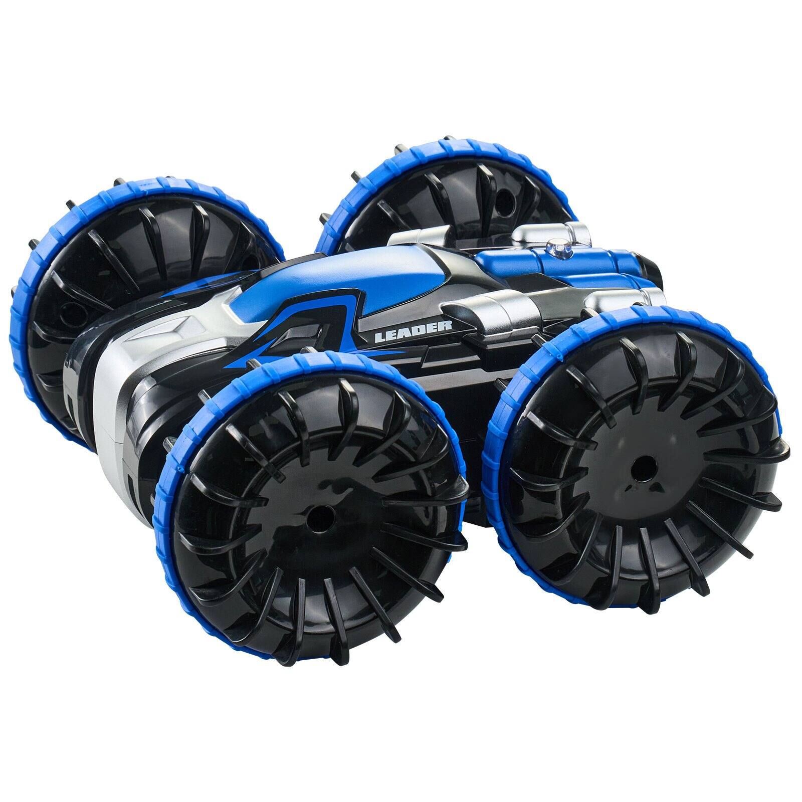 Alt View 9. Glintex - Amphibious RC Car Boat 2.4GHz 4WD Waterproof 360° Rotating Stunt Car with 2 Batteries, Beach Pool Toy for Kids 6+.