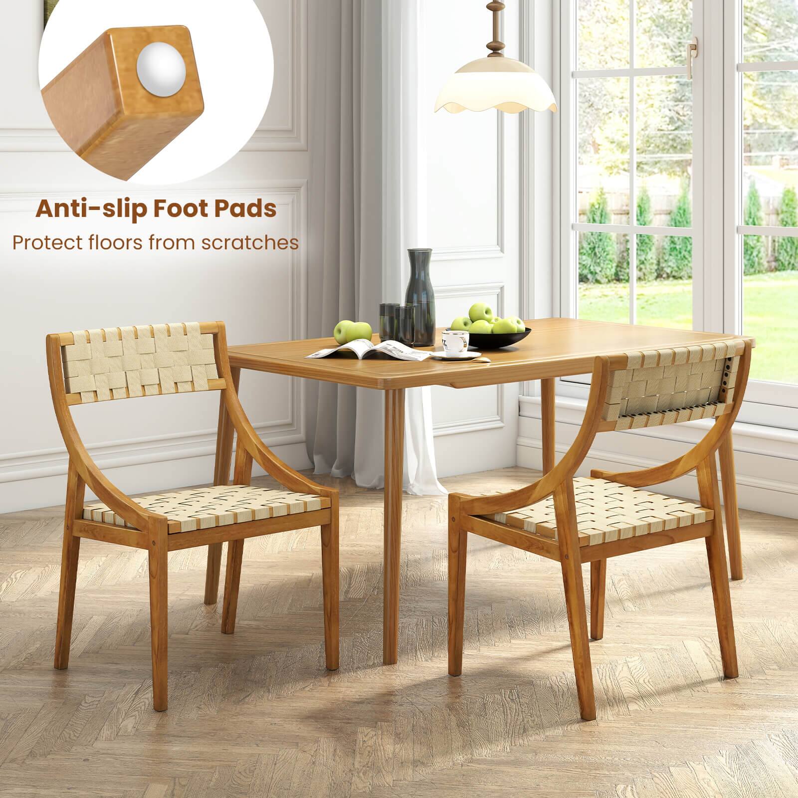 Anti-slip Foot Pads  
Protect floors from scratches