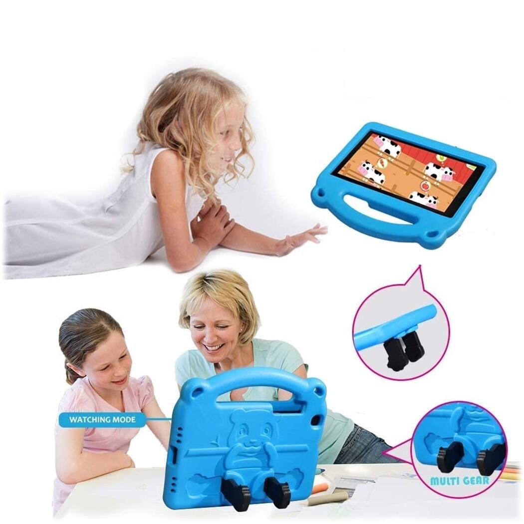 Alt View 14. SaharaCase - Teddy Bear KidProof Case for Samsung Galaxy Tab A8 - Blue.