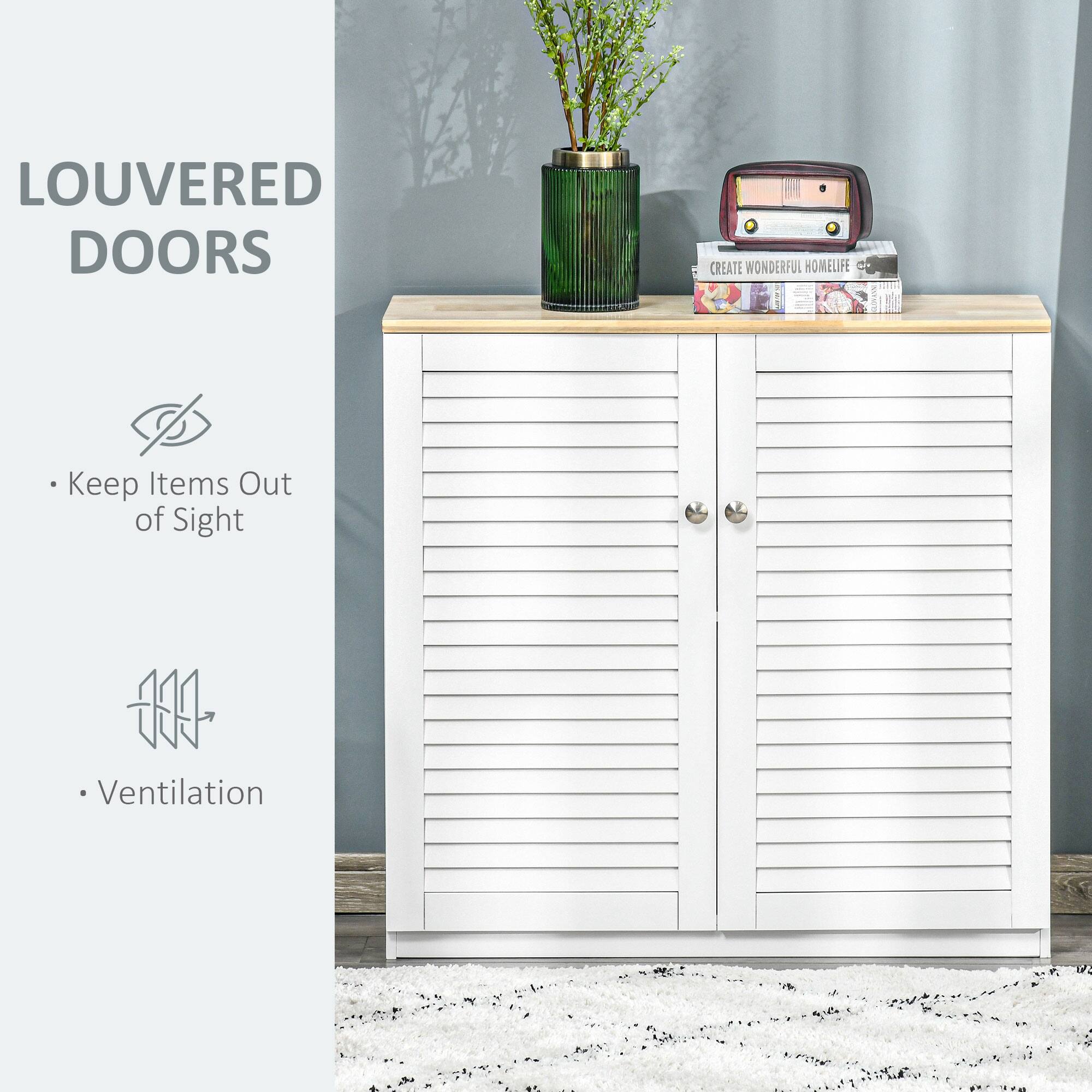 LOUVERED DOORS

- Keep Items Out of Sight
- Ventilation