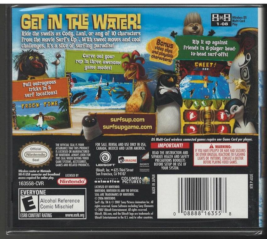 Angle. Ubisoft - Surf's Up - Nintendo DS.