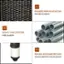 01 Exquisite Hand-Wave Rattan: Not easy to deform
02 Quality Steel Structure: Adds durability
03 Non-Slip Adjustable Feet Pads: Improve stability for uneven ground