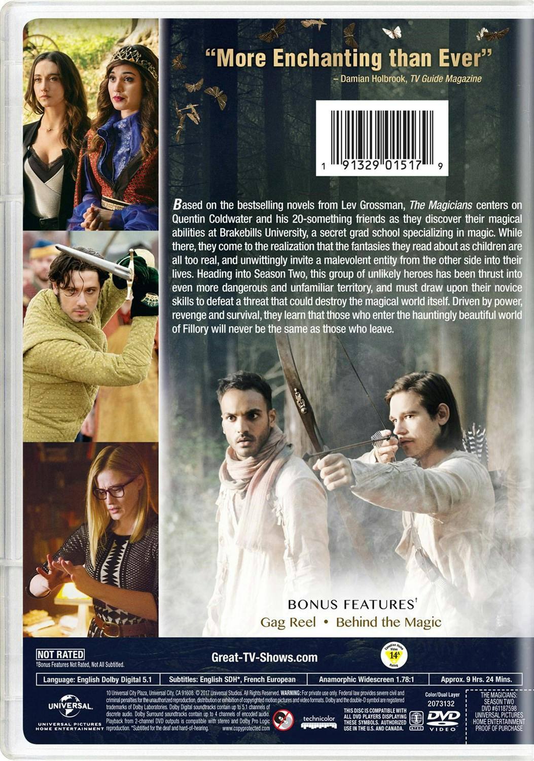 Back. The Magicians: Season Two [DVD].