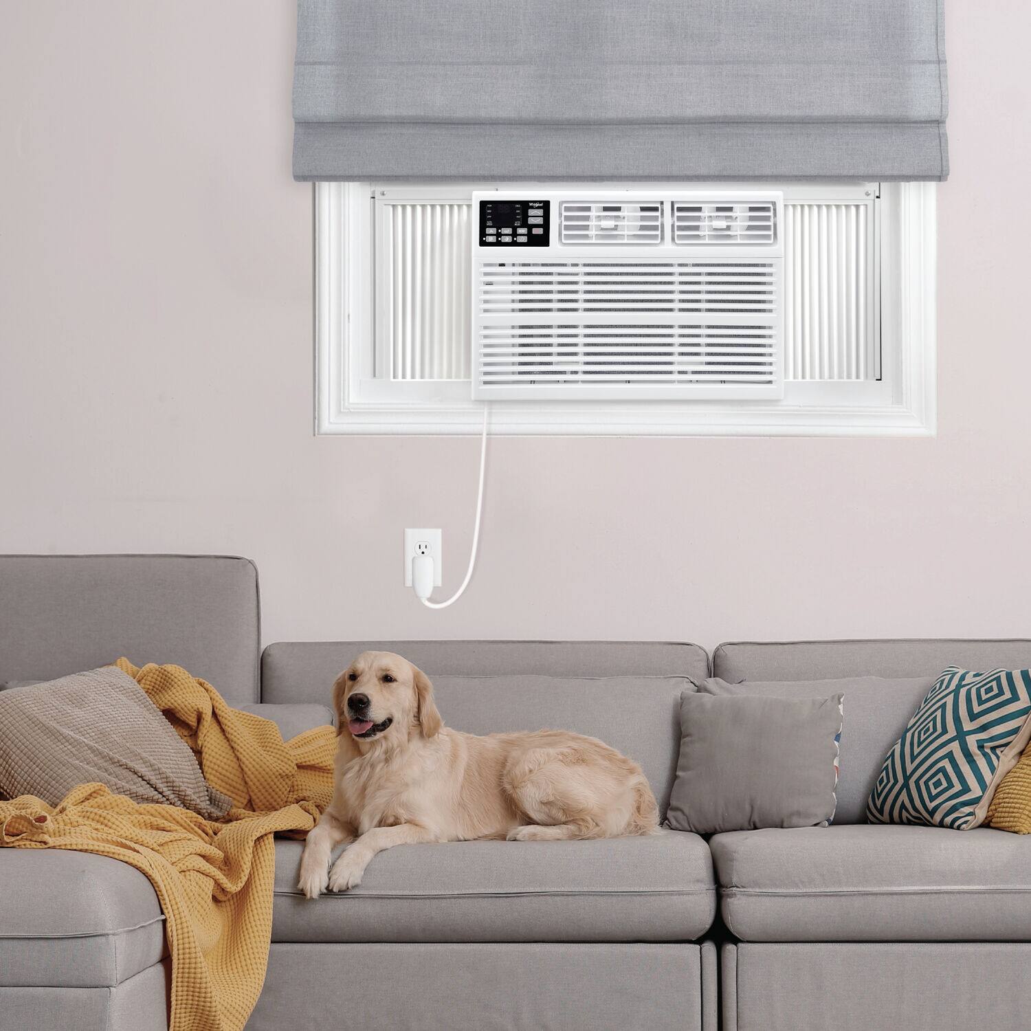 Alt View 15. Whirlpool - 450 Sq. Ft. 10,000 BTU Window Air Conditioner - White.