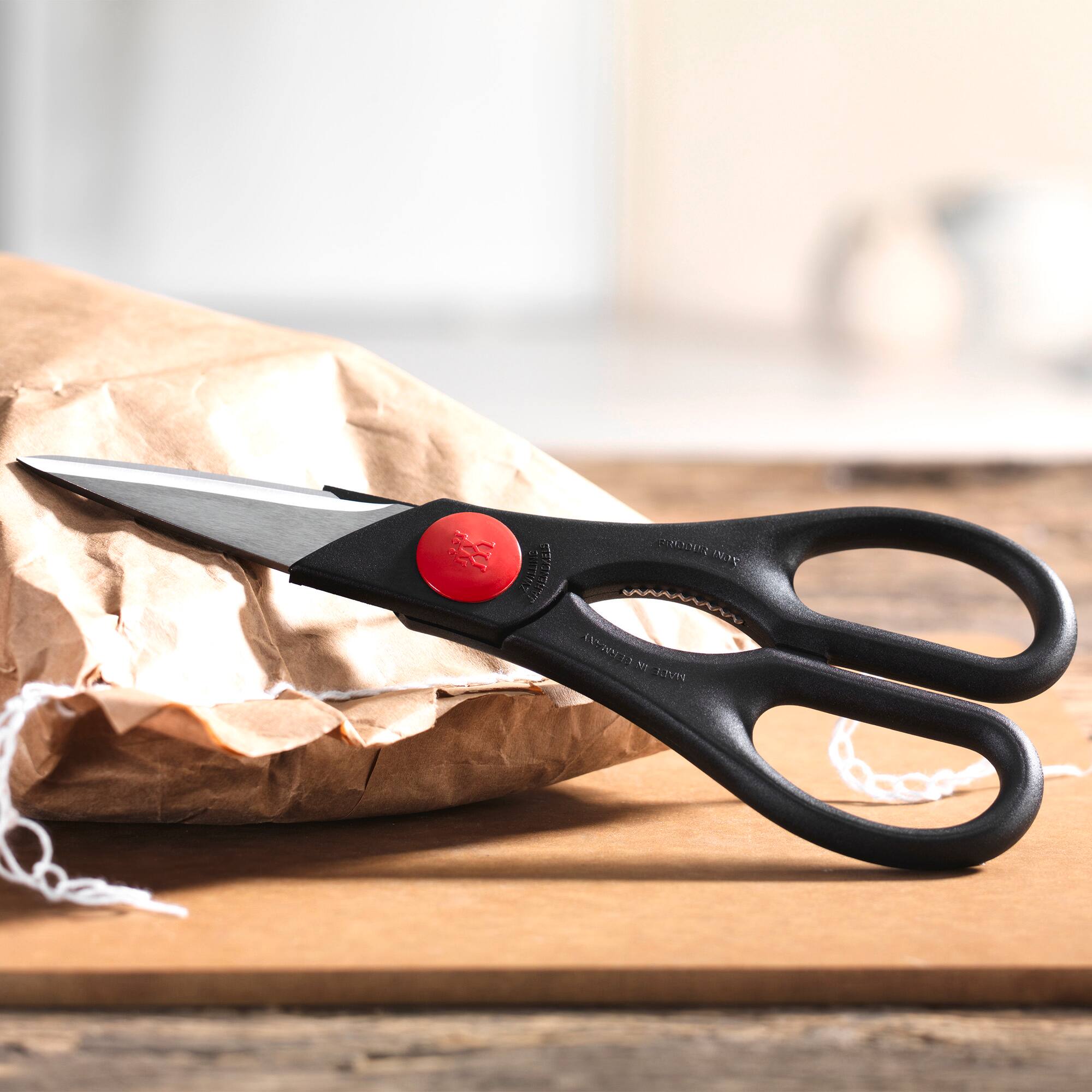 Alt View 1. ZWILLING - ZWILLING TWIN Kitchen Shears, Multi-Purpose, Heavy Duty, Stainless Steel Blades, Black - Matte Black.