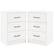Alt View 5. Costway - 2 PCS 3-Drawer Nightstand Modern Bedside Table with Storage Anti-Toppling Kit for Bedroom - White.
