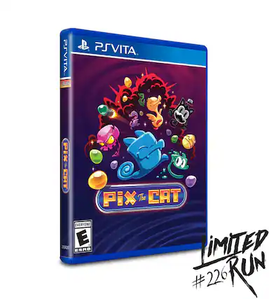 PSVITA
LR-1684
Pix the Cat
The Cat
LIMITED RUN
#226
EVERYONE
E
ESRB
2104297 - E (Everyone)