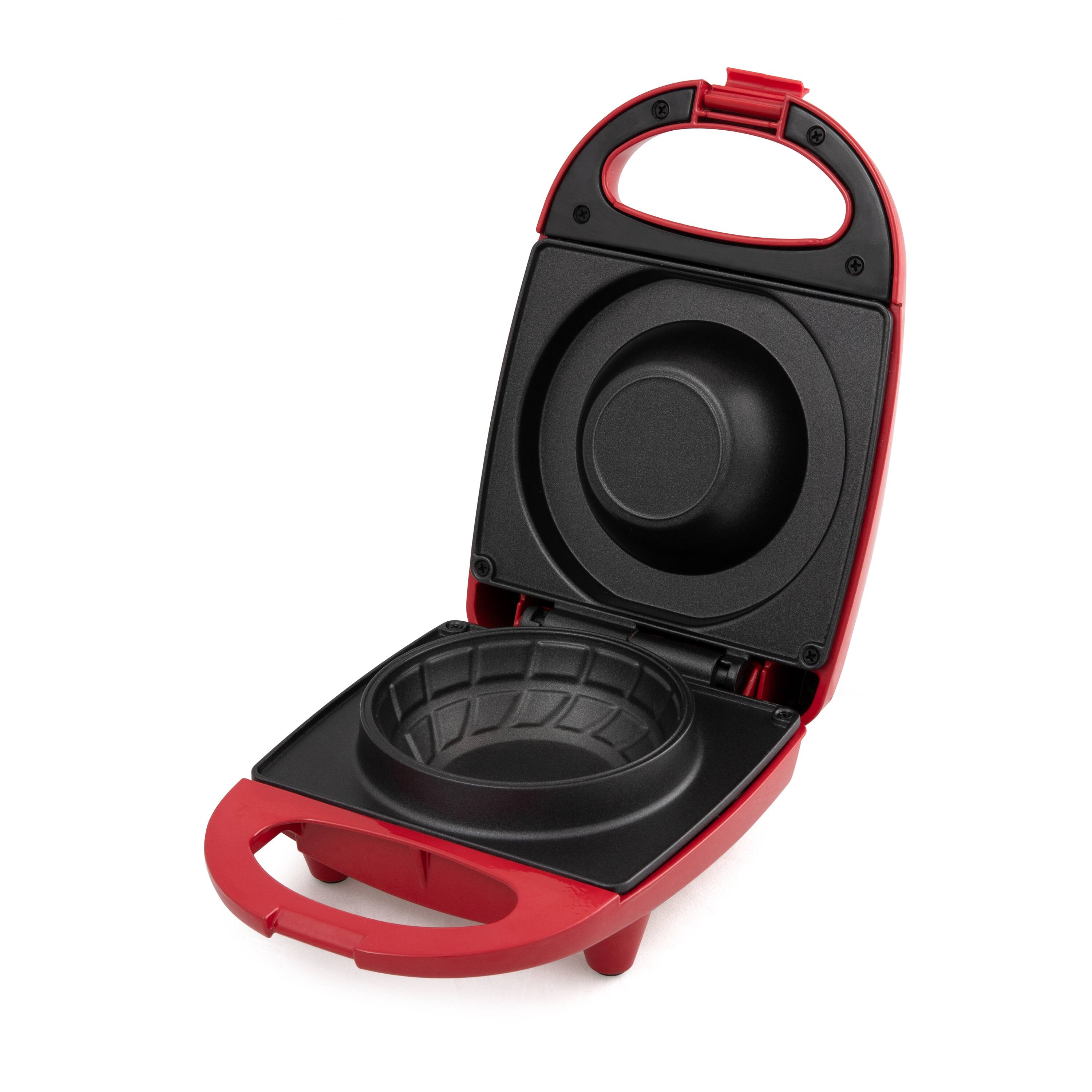 Alt View 3. Salton - Salton Waffle Bowl Maker Red - Red.