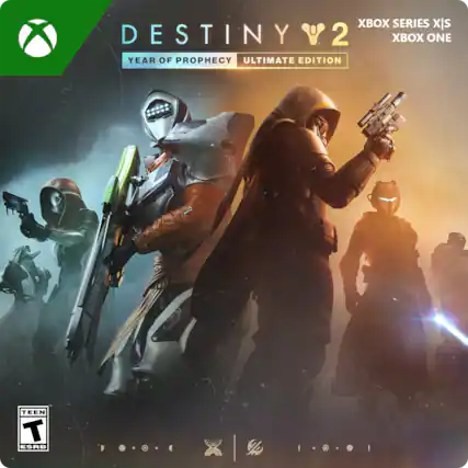XBOX SERIES X|S DESTINY 2 XBOX ONE YEAR OF PROPHECY ULTIMATE EDITION TEEN T ESRE ... - T (Teen 13+)