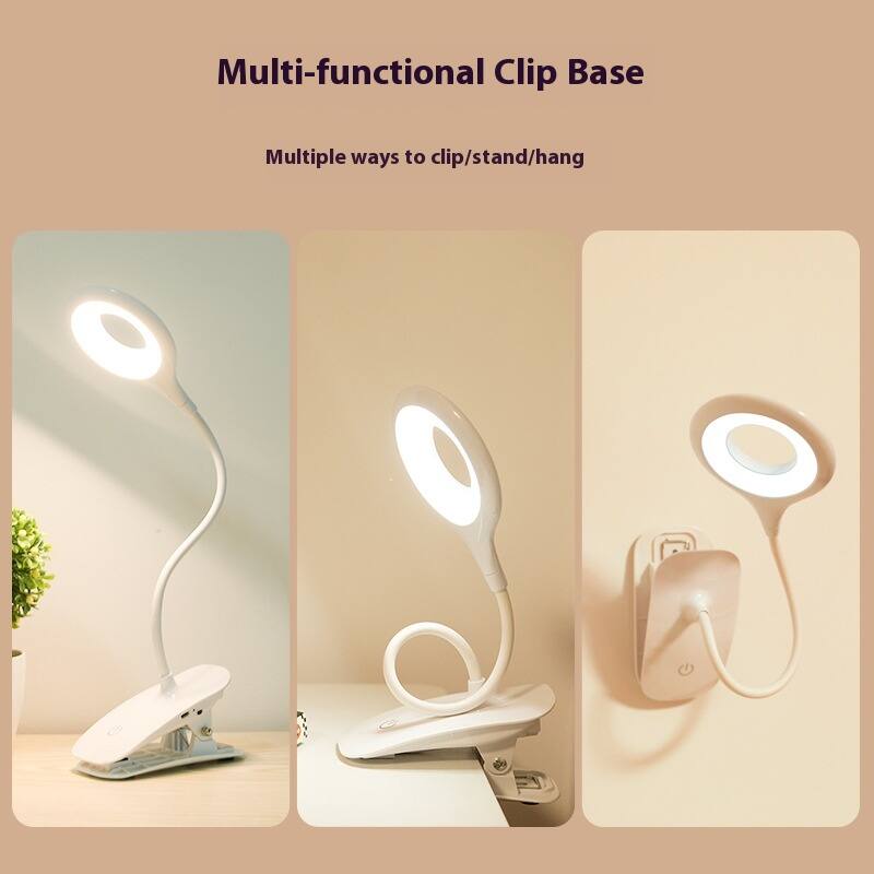 Multi-functional Clip Base  
Multiple ways to clip/stand/hang