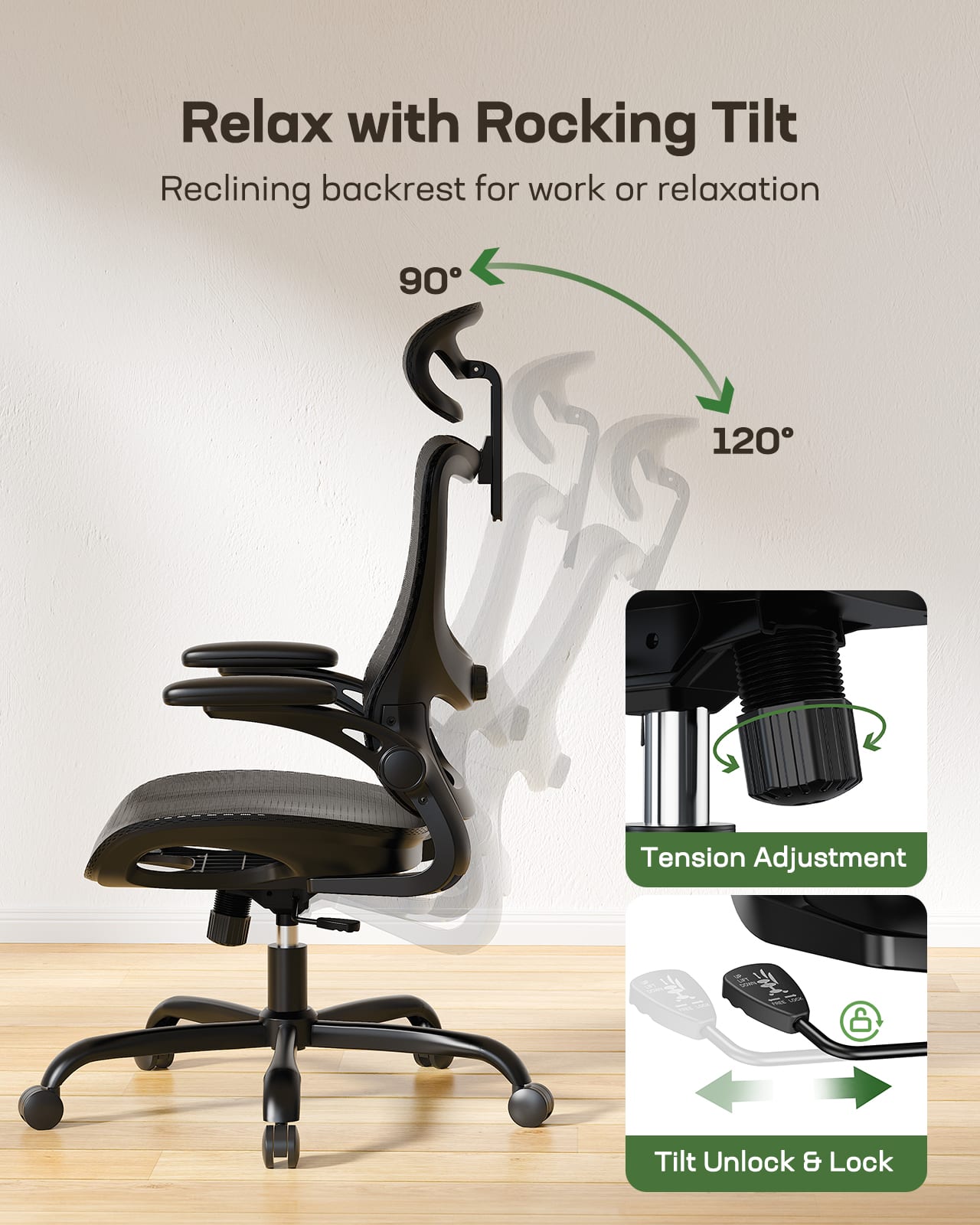 HUANUO Office Chair - Thumbnail 5