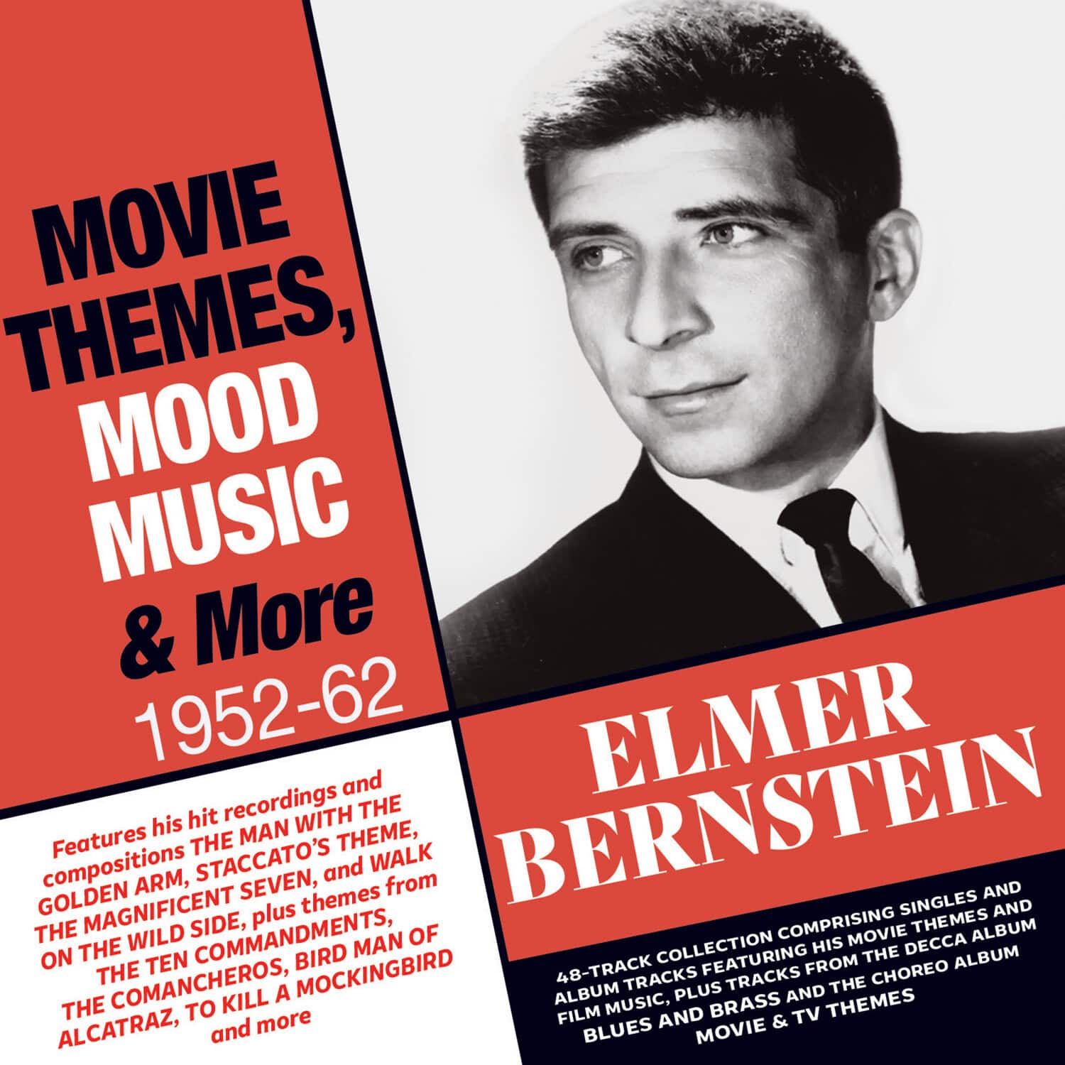 Elmer Bernstein - Movie Themes, Mood Music & More 1952-62   - COMPACT DISCS [CD]