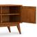 Alt View 2. Simpli Home - Draper SOLID HARDWOOD Mid Century 72 inch TV Stand in Teak Brown For TVs up to 80 inches - Teak Brown.