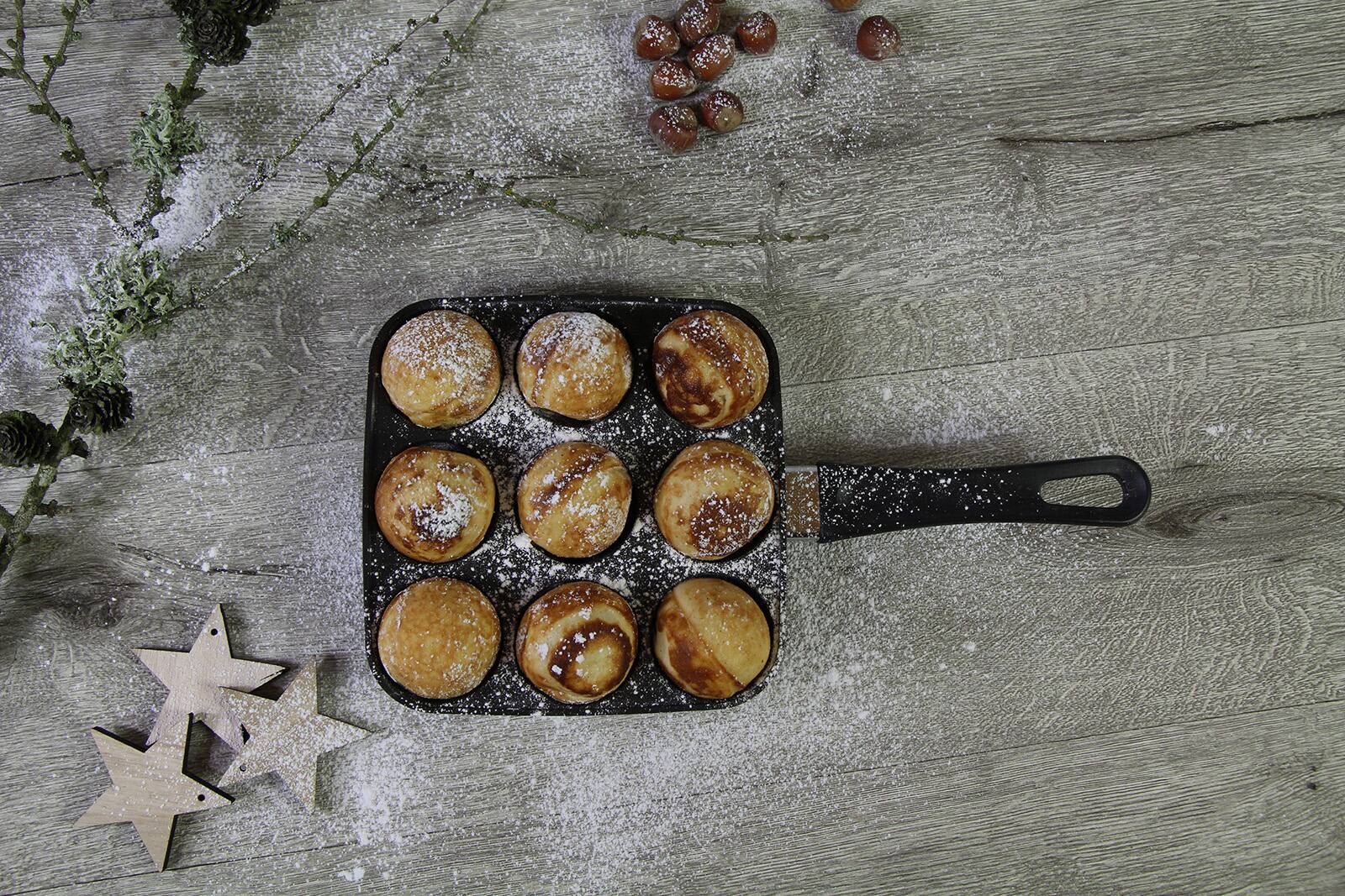 Alt View 5. Scanpan - Classic Aebleskiver Puff Dumpling Pan - Black.