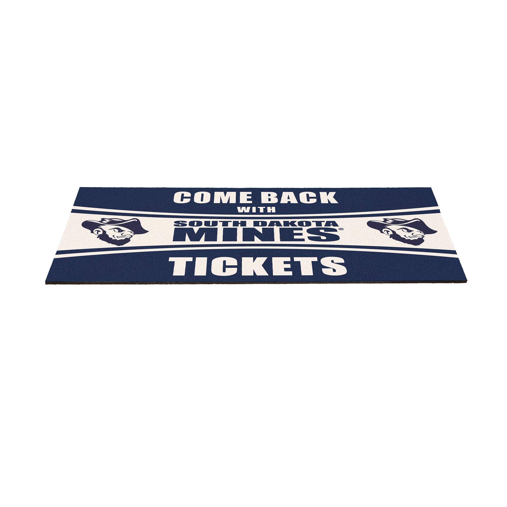 COME BACK WITH SOUTH DAKOTA MINES TICKETS