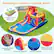 Children's Safety Comes First: Laminated PVC and High-density Oxford Fabric 14" Reinforced Double Ventilated Safety Mesh Net Stitching Design Protective Handrails Damper Platform.