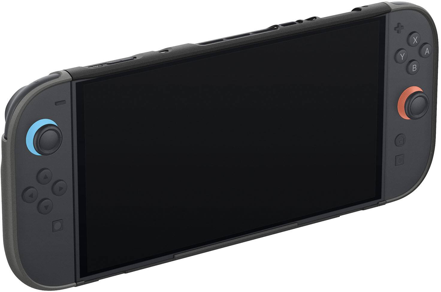 Left. Spigen - Nano Pop Case for Nintendo Switch 2 - Black Sesame.