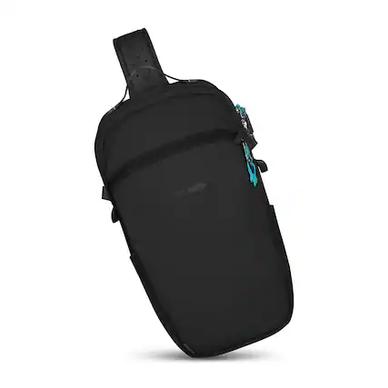 Front. Pacsafe - Pacsafe ECO 12L Anti Theft Sling Backpack (Econyl Black) - Econyl Black.