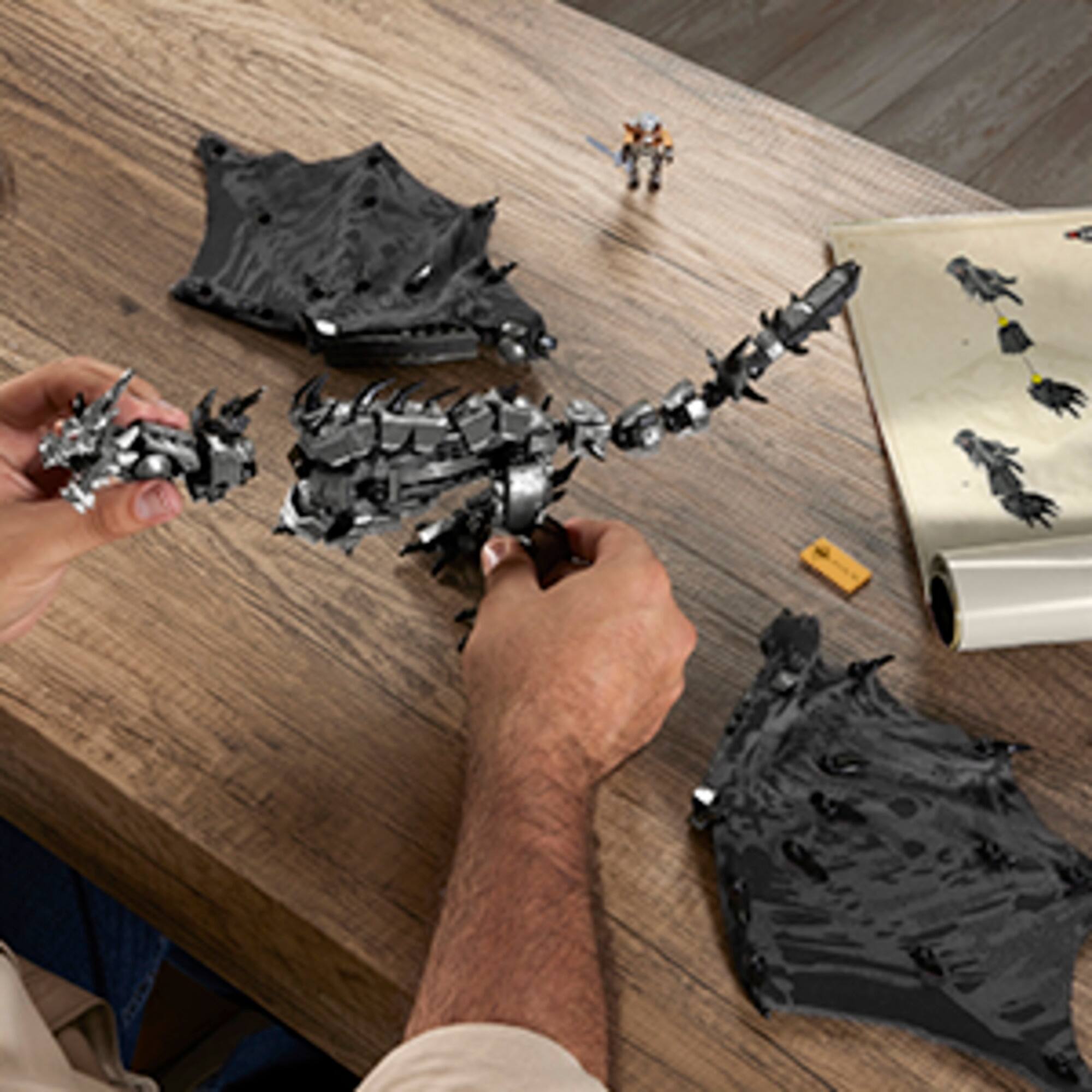 Alt View 8. MEGA - Skyrim Alduin the World Eater Collectible Building Set.