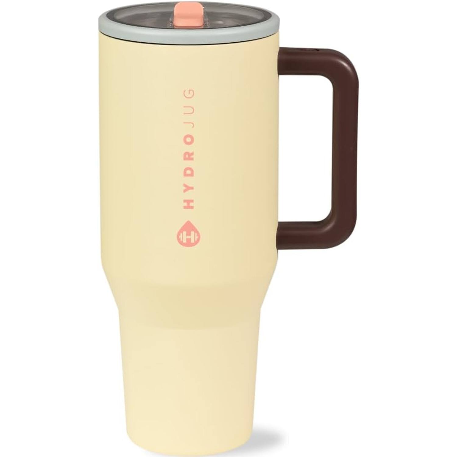 Front. PARKER SLATER - 40oz stainless steel water bottle with handle and flip straw, leak-resistant, insulated, cup holder friendly - Multicolor.