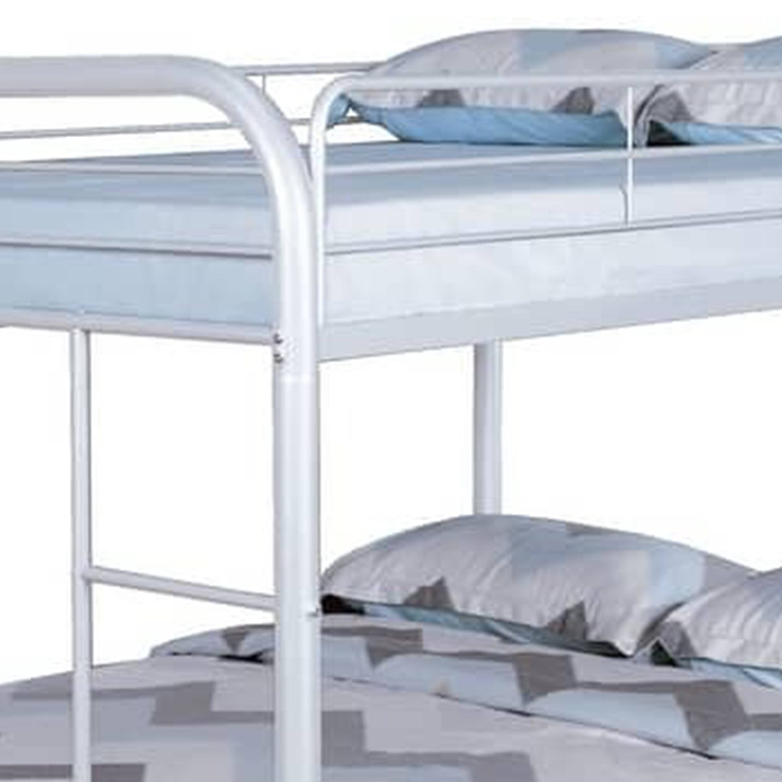 Manhattan Lane Fegy Full over Full Bunk Bed with Ladder and Rails ...