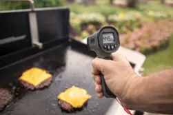 Weber - Griddle Infrared Thermometer - Black - Angle_Zoom