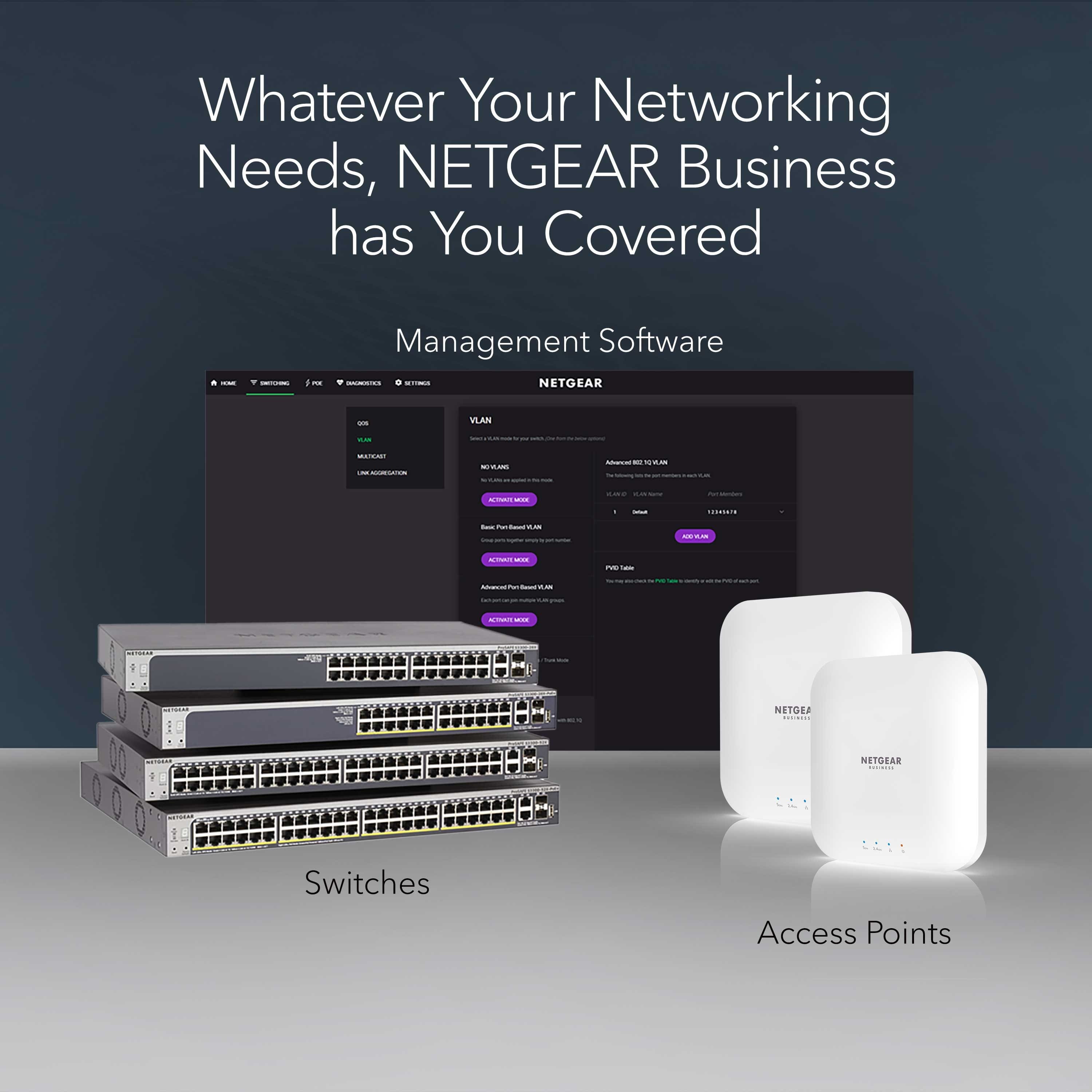 Whatever Your Networking Needs, NETGEAR Business Has You Covered: Management Software - NETGEAR - Switches - Access Points
