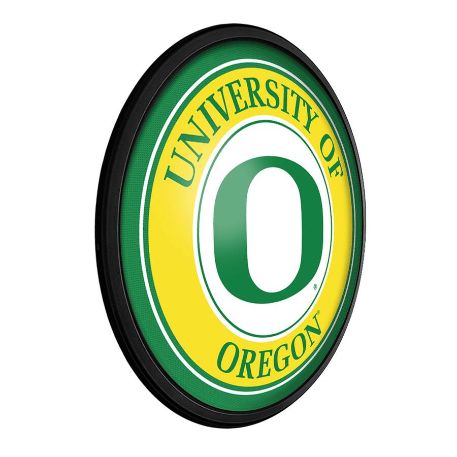 Wall Sign Format The Fan Brand Oregon Ducks Logo 18'' Round Slimline Illuminated Wall ...