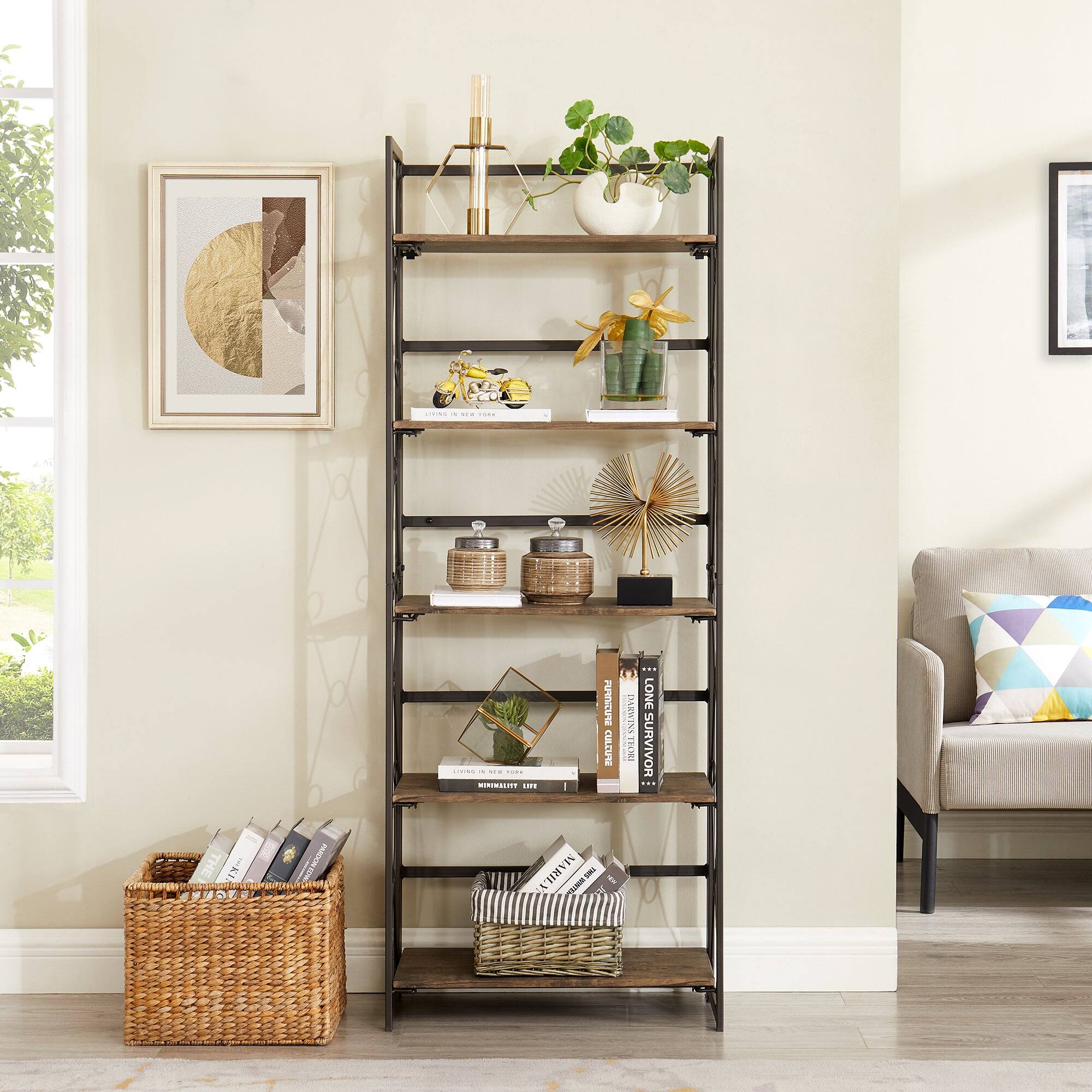 Sure, here is the corrected and grouped text from the image:

1. **Books:**
   - "LIVING IN THE MOMENT"
   - "BEAUTIFUL LIFE"
   - "ONE SMALL STEP CAN CHANGE YOUR LIFE"
   - "LIVING IN THE MOMENT"
   - "BEAUTIFUL LIFE"

2. **Decorative Items:**
   - "LIVING IN THE MOMENT" (on a small shelf)
   - "BEAUTIFUL LIFE" (on a small shelf)

3. **Other Text:**
   - "THE KE" (partially visible on a book spine)

The text is mostly related to the titles of books and decorative items on the shelves.