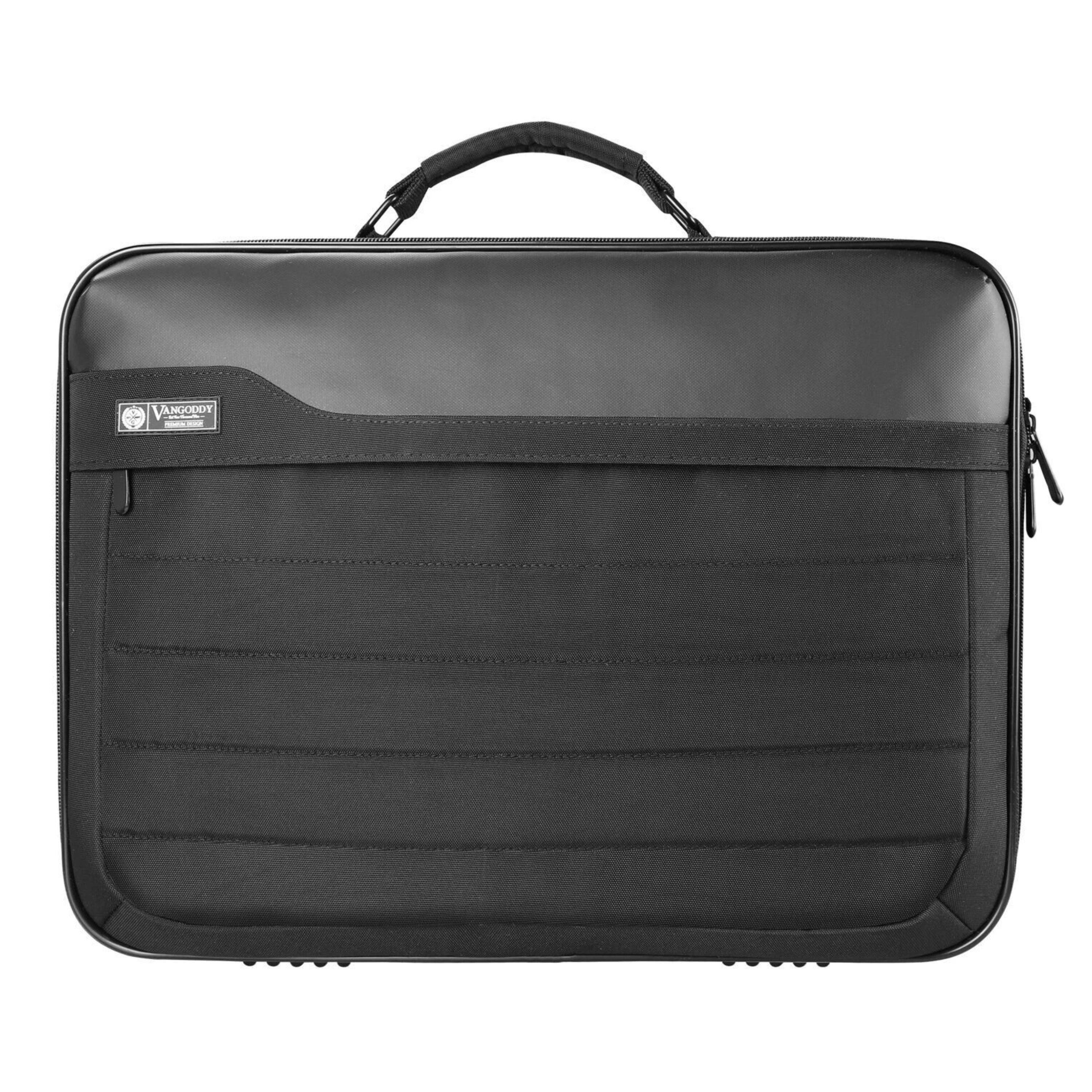 Front. Kitcheniva - Work Shoulder Bag Briefcase For 13" Laptop - Black.