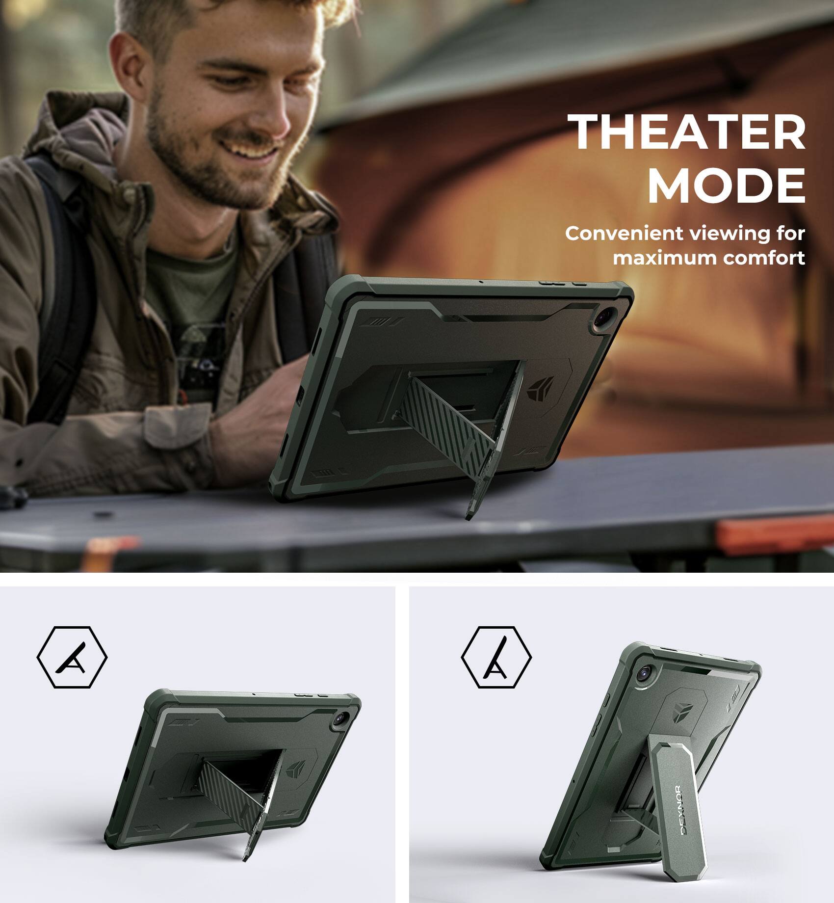 THEATER MODE  
Convenient viewing for maximum comfort
