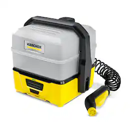Karcher - OC 3 Plus Mobile Pressure Washer, Battery Operated for on-The-go Cleaning, 1.8 gal Water Tank