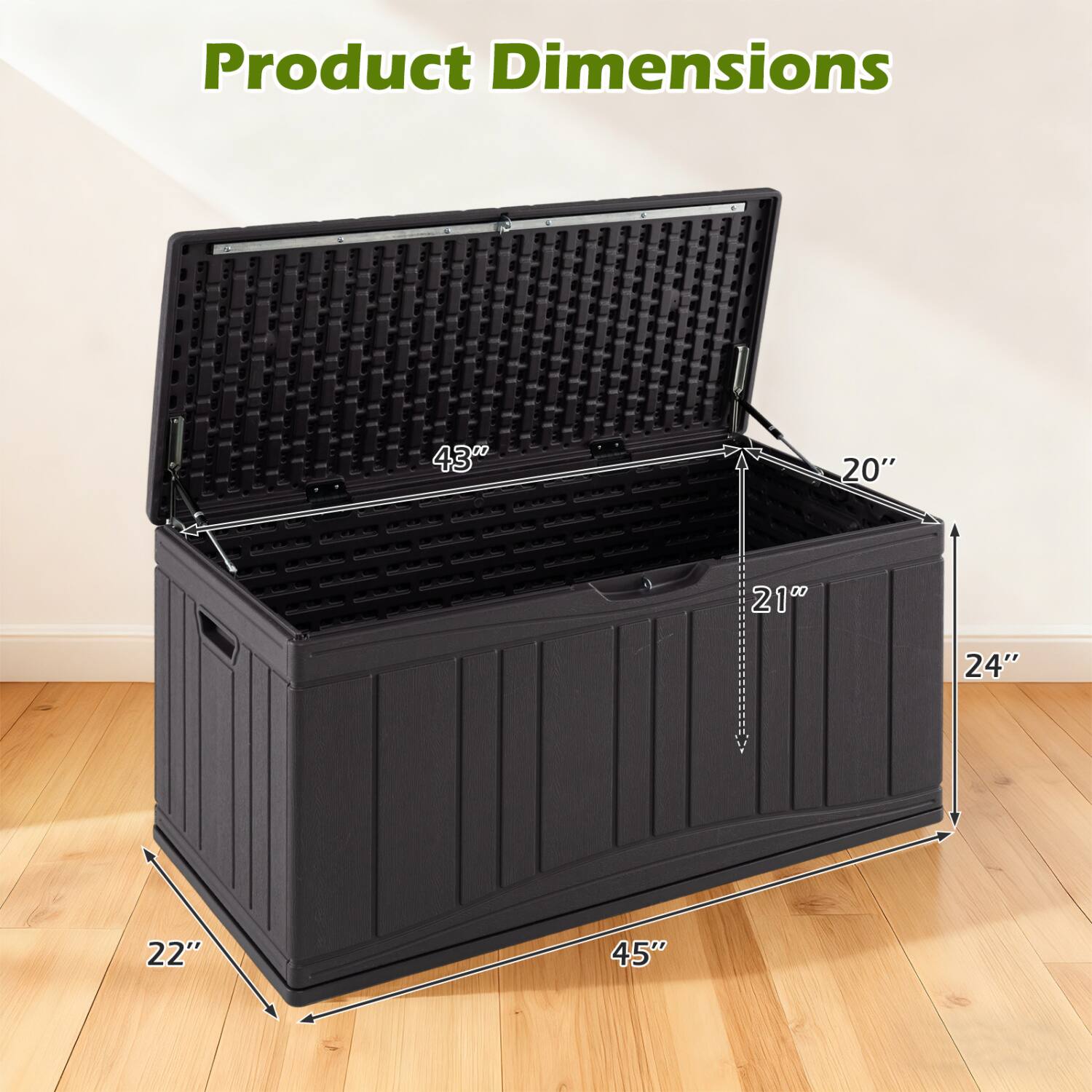 Product Dimensions
43"
20"
21"
24"
22"
45"