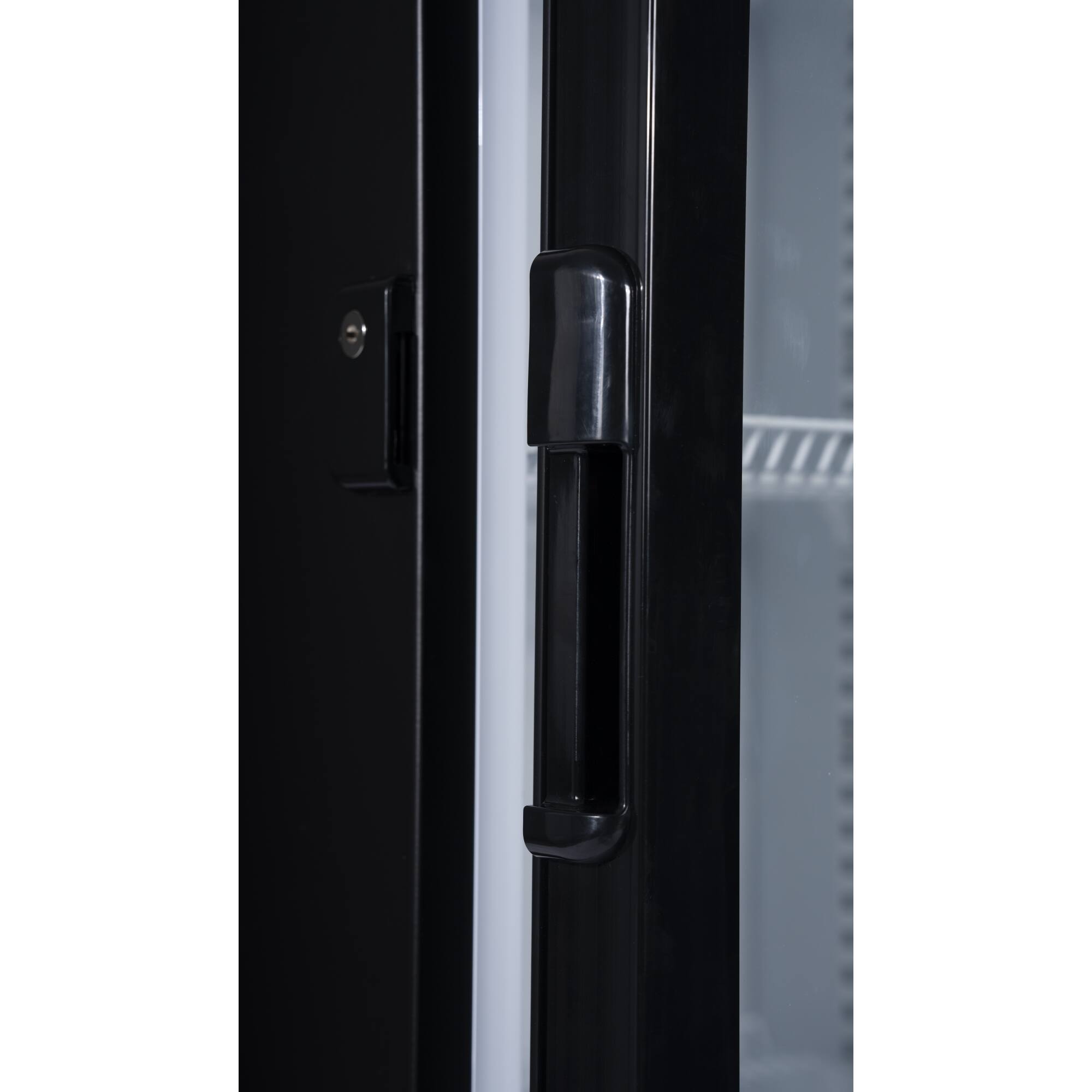 Alt View 7. Koolmore - 23 in. One Glass Door Commercial Display Merchandiser Refrigerator Cooler in Black, ETL Listed, 10 cu. ft. - Black.