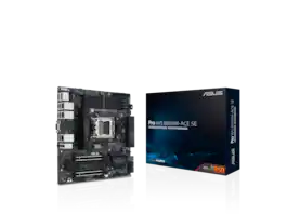 ASUS - Pro WS B850M-ACE SE AM5 B850 mATX, PCIe 5.0, DDR5, 2x M.2, 10G/2.5G LAN, USB4, Remote Management