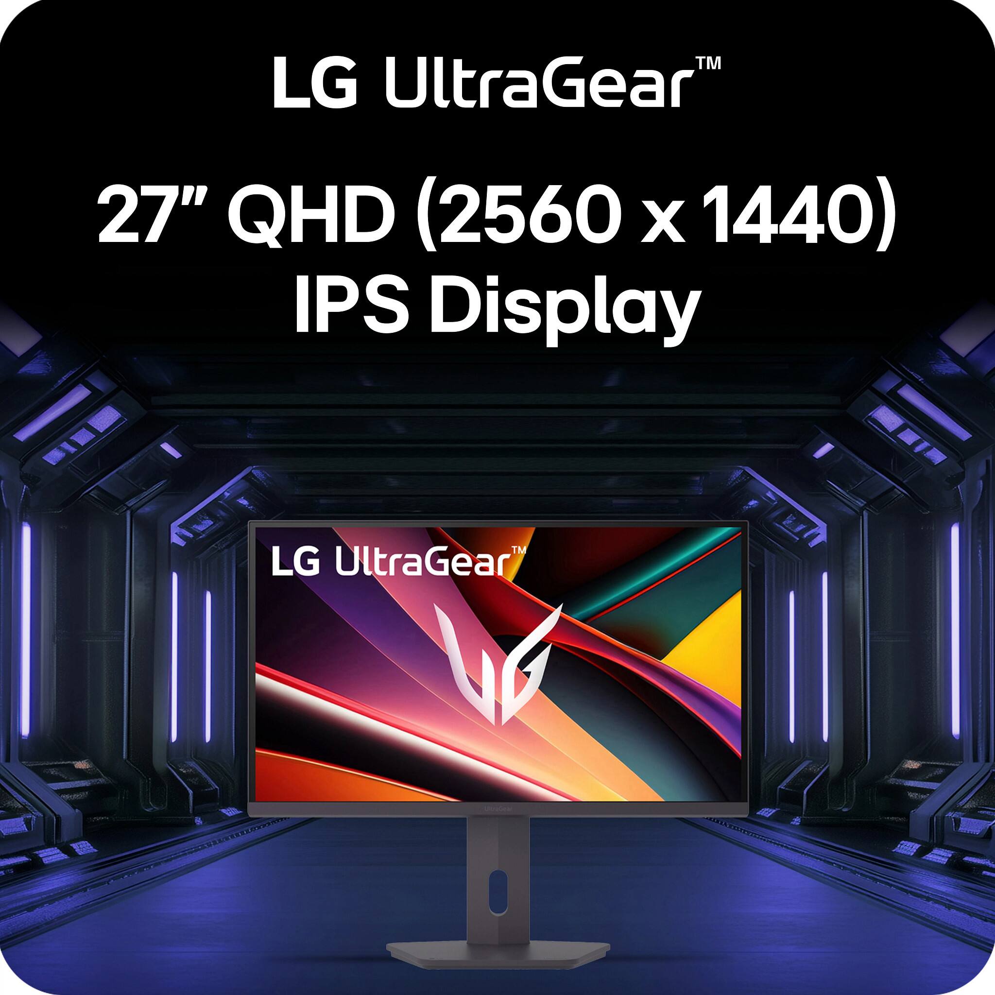 LG UltraGear™  
27" QHD (2560 x 1440) IPS Display