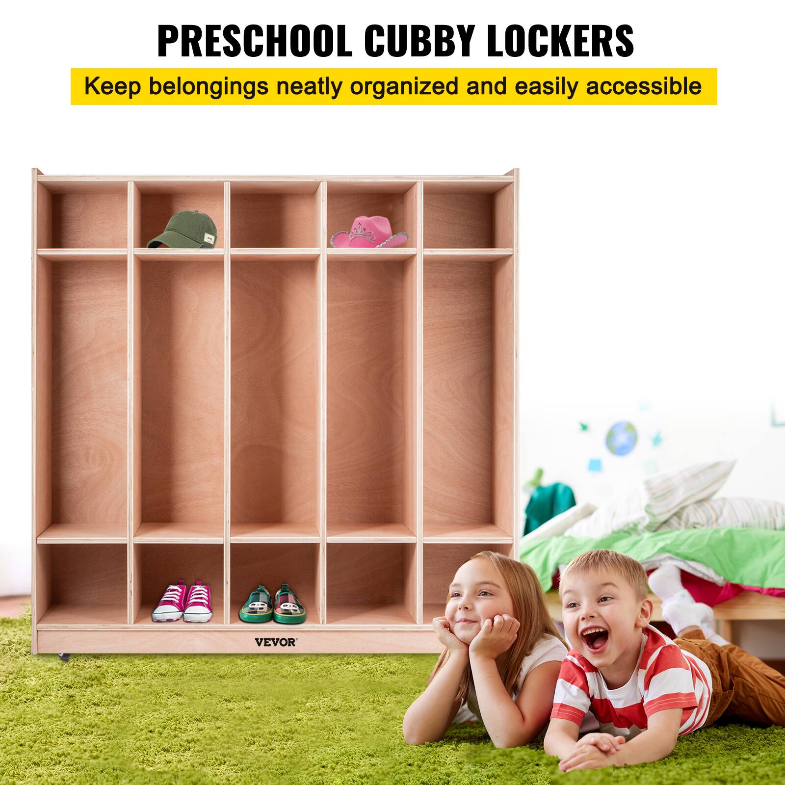 PRESCHOOL CUBBY LOCKERS Keep belongings neatly organized and easily accessible VEVOR