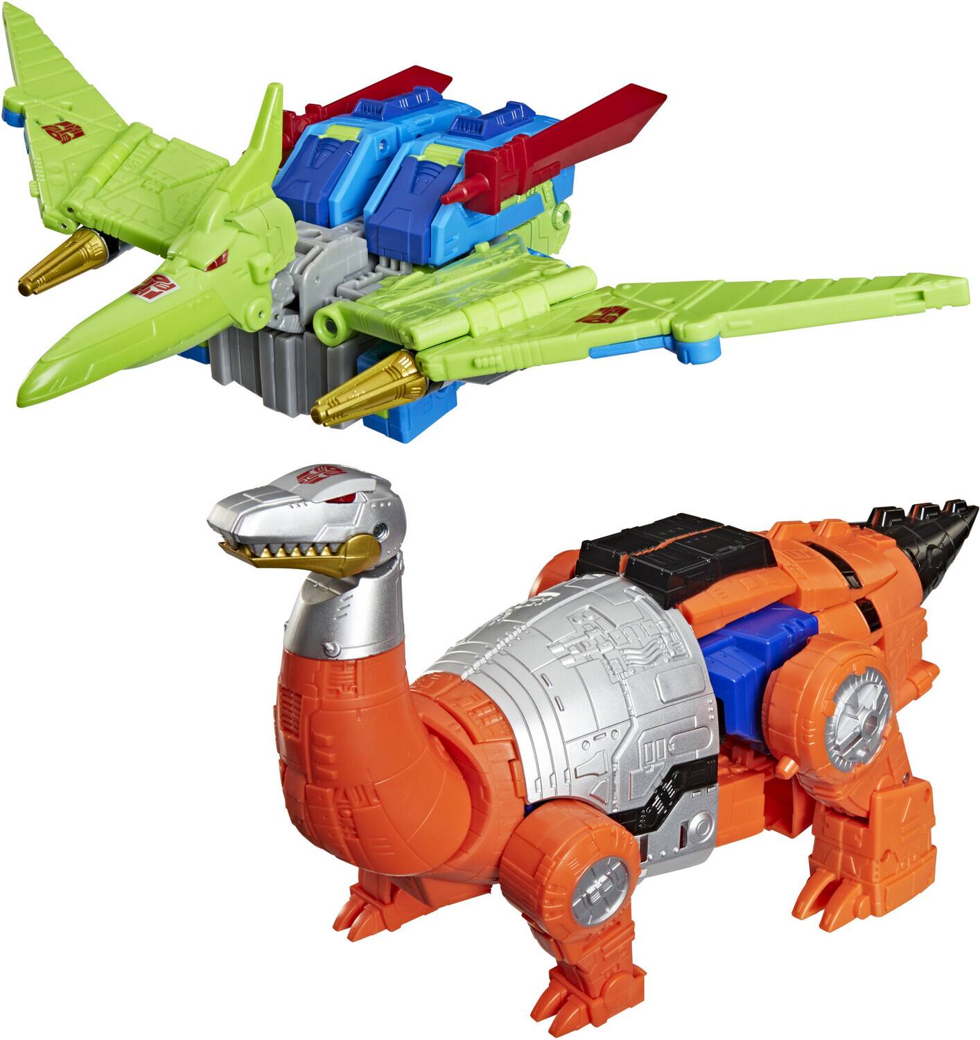 Alt View 2. Hasbro - Hasbro Collectibles - Transformers - Age of the Primes - G2 Dinobots Swoop & Sludge Converting - COLLECTIBLES - Multicolor.