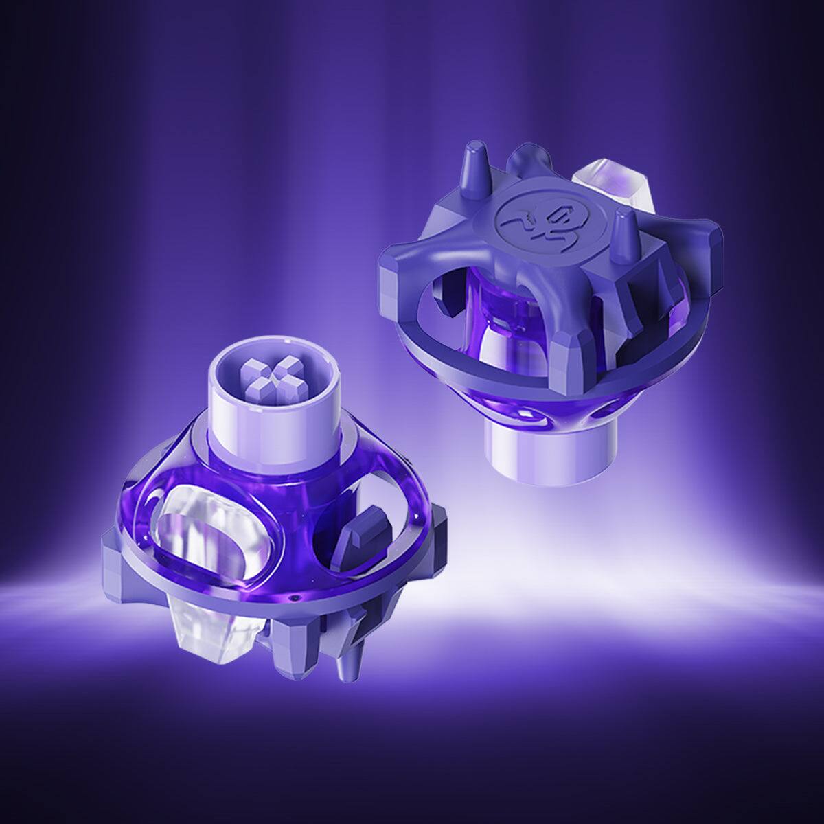 Back. GravaStar - GravaStar UFO Magnetic Hall Effect Gaming Switches Hot-Swappable Contactless Switches with 100M+ Lifespan Purple 10pcs - Purple.